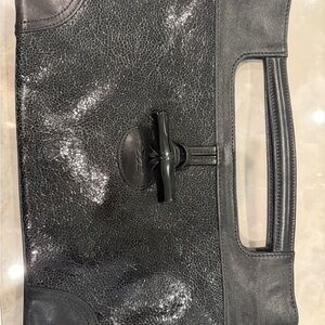 Longchamp Le Roseau patent Leather Tote with
